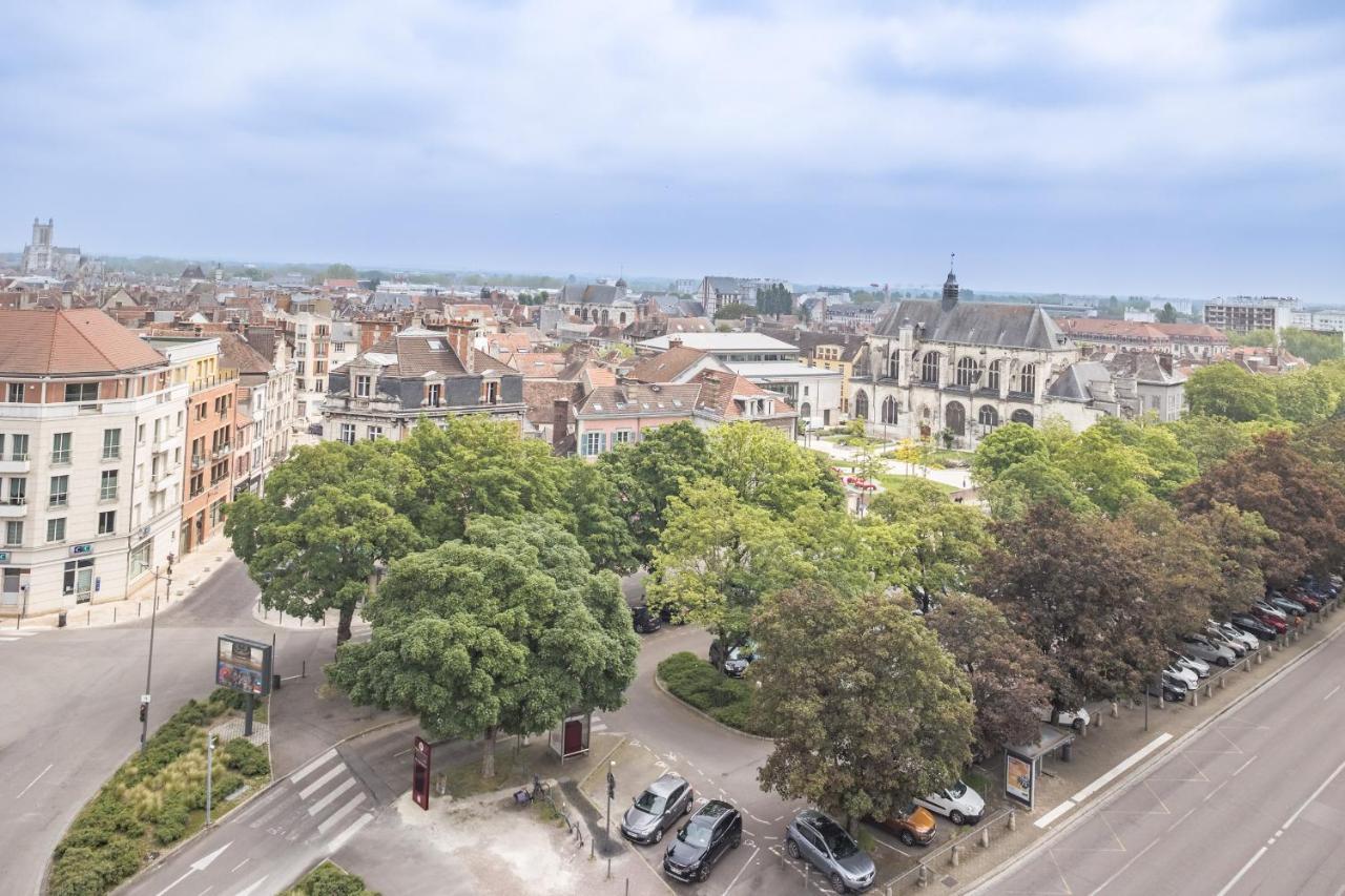 Апартаменты Evasion Urbaine - Vue Panoramique - Proche Gare Труа Экстерьер фото