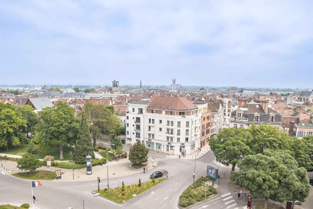 Апартаменты Evasion Urbaine - Vue Panoramique - Proche Gare Труа Экстерьер фото