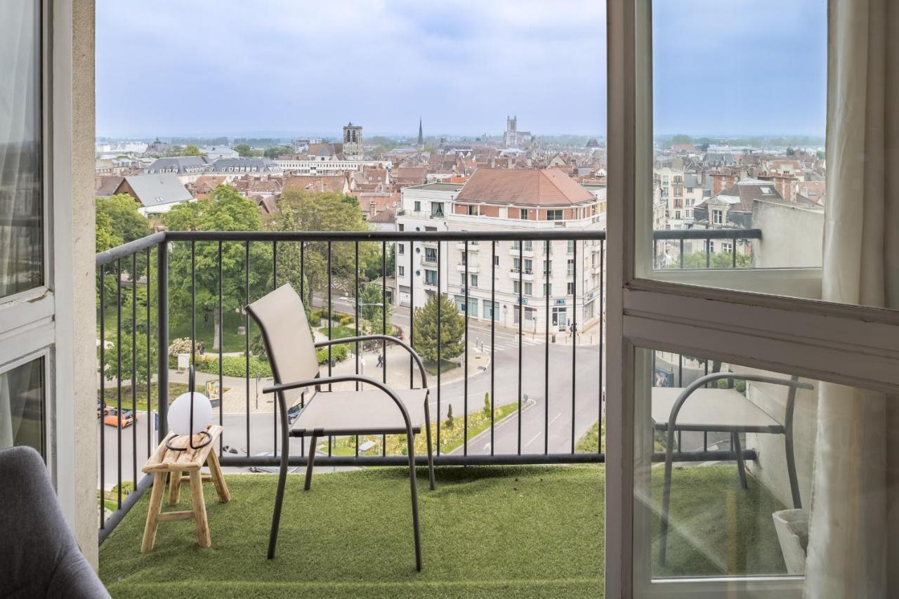 Апартаменты Evasion Urbaine - Vue Panoramique - Proche Gare Труа Экстерьер фото